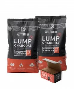 Fuel & Accessories Masterbuilt® Lump Charcoal Bundle - 2 Pack And Fire Starters